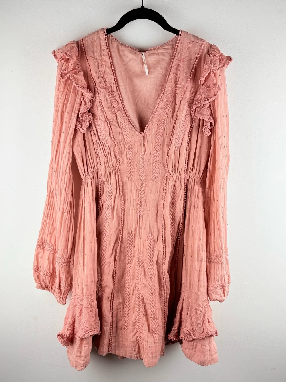 Free People | Dresses | Free People Isabella Mini Rose Pink Dress Sz 8 Embroidered Boho Festival Ruffle | Poshmark Free People | Dresses | Free People Isabella Mini Rose Pink Dress Sz 8 Embroidered Boho Festival Ruffle | Poshmark